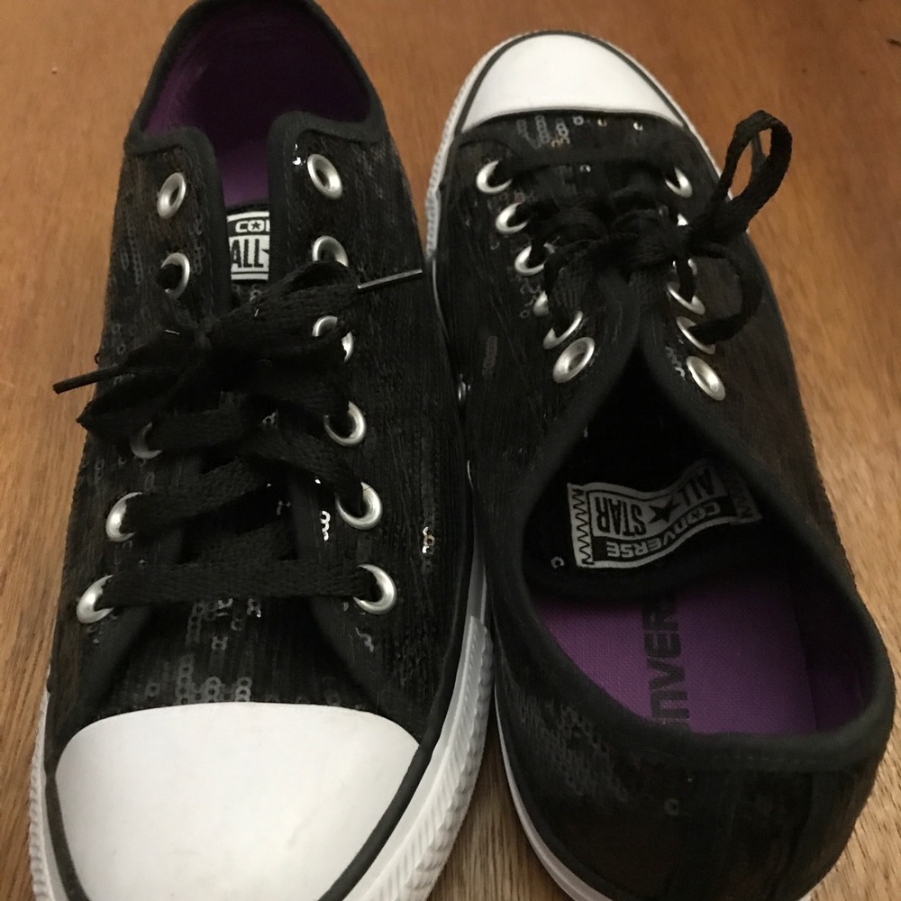 Women’s sequin Converse